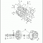 FXDL 1GDL DYNA LOW RIDER (1995) CRANKCASE - 1995