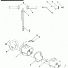 FXRP EFLS Police Low Rider (1995) SIDECAR TAIL LAMP - RLE