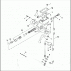 FLHTP 1DAL ELECTRA GLIDE STANDARD POLICE (WINDSHIELD) (1995) FRONT BRAKE CONTROL