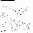 FXRP EFLS Police Low Rider (1995) EXHAUST SYSTEM - FLHTP