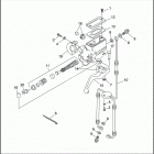 FLHTP-WND DA95 ELECTRA GLIDE STANDARD POLICE (FRG/WND) (1995) FRONT BRAKE CONTROL