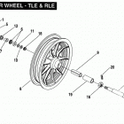 FXRP EFLS Police Low Rider (1995) SIDECAR WHEEL - TLE & RLE