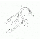 FXD 1GHL DYNA SUPER GLIDE (1995) WIRING HARNESS - IGNITION MODULE