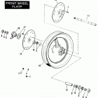 FXRP EFLS Police Low Rider (1995) FRONT WHEEL - FLHTP