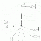 FXRP EFLS Police Low Rider (1995) WIRING HARNESS, INTERCONNECT - FLHTP FAIRING MODELS (PAR...
