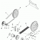 FXRP EFLS Police Low Rider (1995) BELTS, CHAINS & SPROCKETS