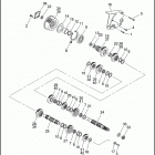 XL883HUG 4CEM SPORTSTER 883 HUGGER (1993) TRANSMISSION GEARS