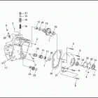 FLHTP 1DFL ELECTRA GLIDE STANDARD POLICE (FAIRING) (1993) CRANKCASE - GEAR SIDE