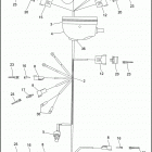 XL883HUG 4CEM SPORTSTER 883 HUGGER (1994) MAIN WIRING HARNESS - 1994