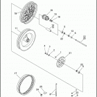 FXDL 1GDL DYNA LOW RIDER (1993) Переднее колесо