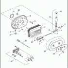 XL883HUG 4CEM SPORTSTER 883 HUGGER (1993) AIR CLEANER & ENRICHENER