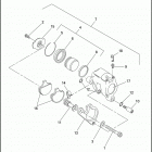 XL883HUG 4CEM SPORTSTER 883 HUGGER (1993) Передний суппорт