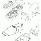 XL883HUG 4CEM SPORTSTER 883 HUGGER (1993) SEATS