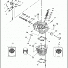 FLSTF 1BML FAT BOY (1994) CYLINDERS, HEADS & VALVES - VВІ ™ - REAR SHOWN