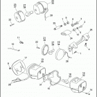 FLSTF 1BML FAT BOY (1994) TAIL LAMP & REAR TURN SIGNALS