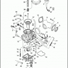 FLHTP 1DFL ELECTRA GLIDE STANDARD POLICE (FAIRING) (1993) Карбюратор
