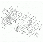 FXDL 1GDL DYNA LOW RIDER (1993) PRIMARY HOUSING