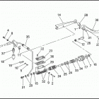XL883HUG 4CEM SPORTSTER 883 HUGGER (1993) Тормозной цилиндр задний