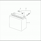 FXDL 1GDL DYNA LOW RIDER (1993) Аккумулятор