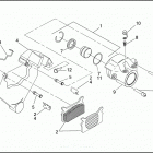 FLHTC 1DJL ELECTRA GLIDE CLASSIC (1993) Задний суппорт