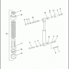 FXDL 1GDL DYNA LOW RIDER (1993) SHOCK ABSORBERS - AIR & HYDRAULIC