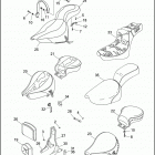FLSTF 1BML FAT BOY (1994) SEATS & SISSY BAR