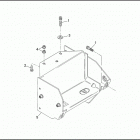 FLHTP 1DFL ELECTRA GLIDE STANDARD POLICE (FAIRING) (1994) BATTERY TRAY - FLHTP