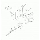 FXRP 1EDL SUPER GLIDE POLICE (WINDSHIELD) (1994) OIL TANK - FXRP