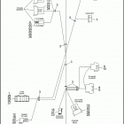 FLHTP-WND DA94 ELECTRA GLIDE STANDARD POLICE (FRG/WND) (1994) WIRING HARNESS, INTERCONNECT - 1994 FLHTP WINDSHIELD
