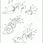 FLHTC 1DJL ELECTRA GLIDE CLASSIC (1993) SEATS & LUGGAGE RACK