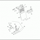 FXDL 1GDL DYNA LOW RIDER (1993) LICENSE PLATE BRACKETS