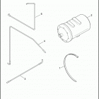FXDL 1GDL DYNA LOW RIDER (1993) CALIFORNIA EVAPORATIVE EMISSIONS KIT