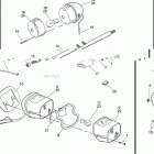 FXDL 1GDL DYNA LOW RIDER (1993) TAIL LAMP & REAR TURN SIGNALS
