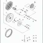 FXDL 1GDL DYNA LOW RIDER (1993) Заднее колесо