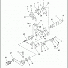 XL883HUG 4CEM SPORTSTER 883 HUGGER (1993) Переключение скоростей