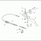 FLSTF 1BML FAT BOY (1994) Привод управления сцеплением