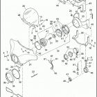 FLHTP-WND DA92 ELECTRA GLIDE STANDARD POLICE (FRG/WND) (1992) WINDSHIELD FAIRING & LAMPS - FLHTP