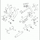 FXRP 1EDL SUPER GLIDE POLICE (WINDSHIELD) (1994) EXHAUST SYSTEM - FXRP