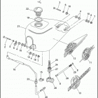 XL883HUG 4CEM SPORTSTER 883 HUGGER (1993) FUEL TANK & TRIM