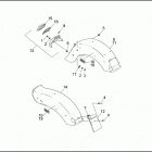 FLSTF 1BML FAT BOY (1994) Задний бампер
