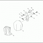 FLHTC 1DJL ELECTRA GLIDE CLASSIC (1993) Клаксон
