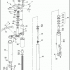 FLHTP 1DAL ELECTRA GLIDE STANDARD POLICE (WINDSHIELD) (1994) FRONT FORK - FLHTP