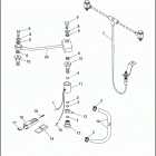 FLHTC 1DJL ELECTRA GLIDE CLASSIC (1993) FRONT FORK AIR CONTROL