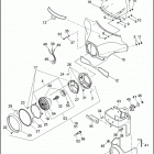 FLHTC 1DJL ELECTRA GLIDE CLASSIC (1993) WINDSHIELD, FAIRING, HEADLAMP & NACELLE - FLHTC & FLHS