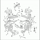 FXRP 1EDL SUPER GLIDE POLICE (WINDSHIELD) (1993) HANDLEBAR SWITCHES