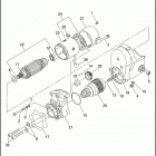 XL883HUG 4CEM SPORTSTER 883 HUGGER (1993) STARTER MOTOR - 883 MODELS