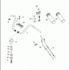 FXRP 1EDL SUPER GLIDE POLICE (WINDSHIELD) (1994) HANDLEBAR & THROTTLE CONTROL - FXRP