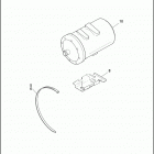 FLHTC 1DJL ELECTRA GLIDE CLASSIC (1993) CALIFORNIA EVAPORATIVE EMISSIONS KIT