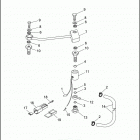 FLHTP 1DAL ELECTRA GLIDE STANDARD POLICE (WINDSHIELD) (1994) FRONT FORK AIR CONTROL - FLHTP