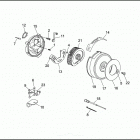 FLHTP-FRG DF93 ELECTRA GLIDE STANDARD POLICE (FRG/WND) (1993) AIR CLEANER & ENRICHMENT CABLE